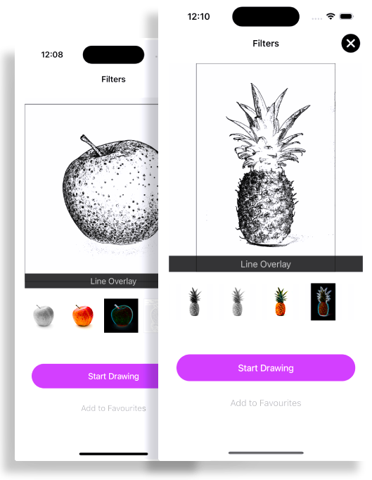 CamSketch Image Filters and Effects